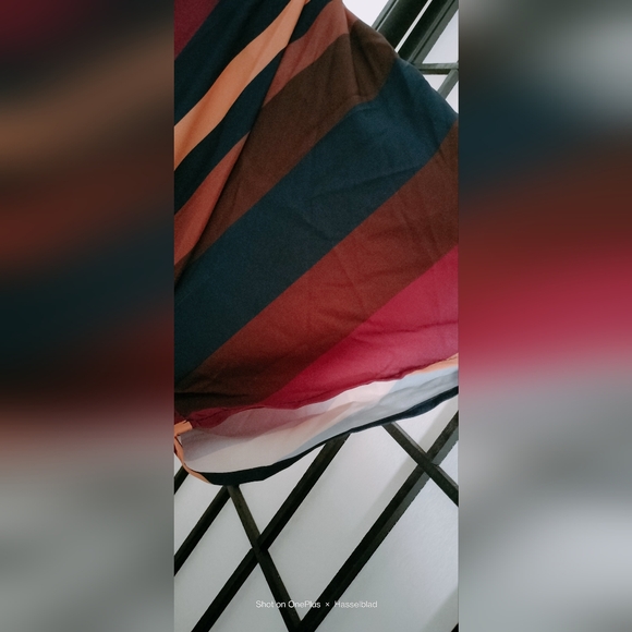 Colored Striped Contrast Dress - Picture 4 of 7